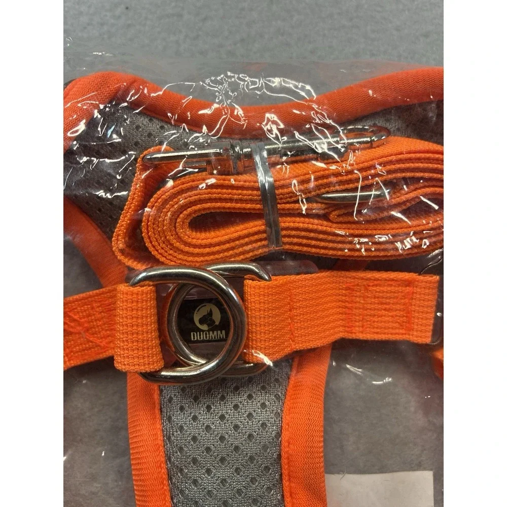 Dog Puppy Harness & Leash Set Mesh Vest Adjustable Reflective Comfortable Small‎